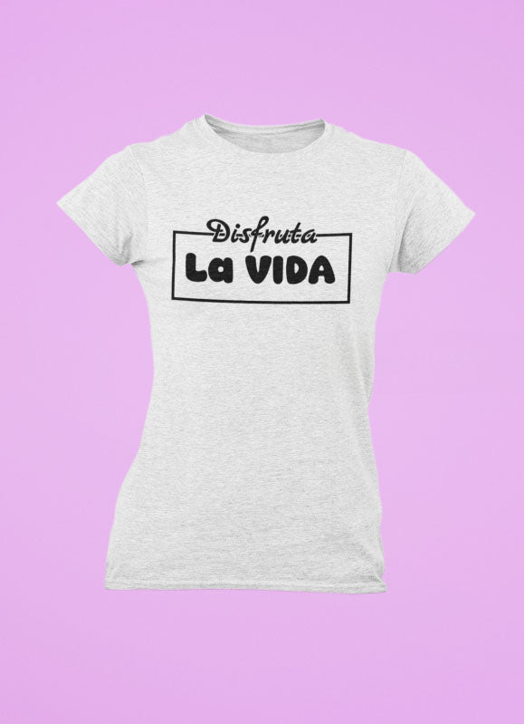 Disfruta La Vida SVG, Spanish SVG, Spanish Quotes SVG, Enjoy life SVG, Instant download, Cricut cut files