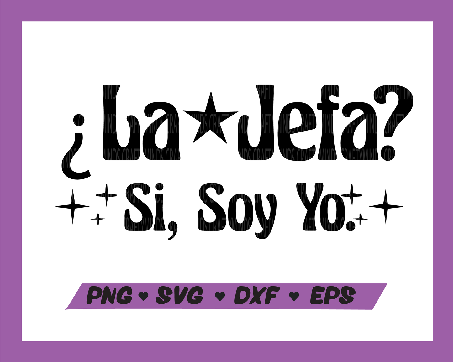 La Jefa? SVG, Spanish SVG, Spanish Quotes SVG, The boss SVG, Instant download, Cricut cut files