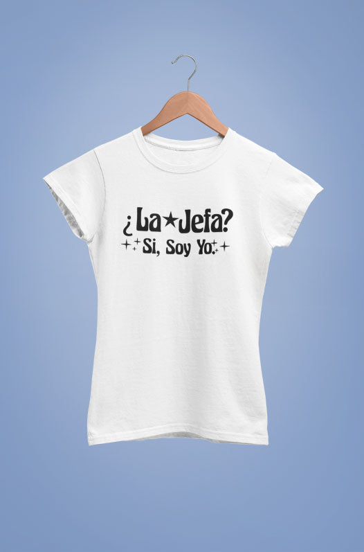 La Jefa? SVG, Spanish SVG, Spanish Quotes SVG, The boss SVG, Instant download, Cricut cut files