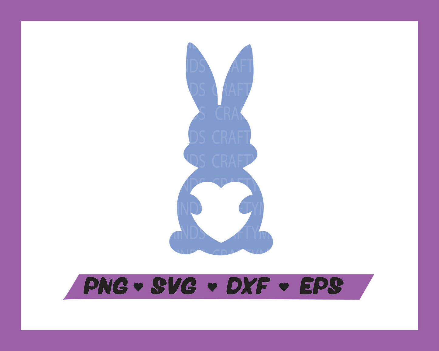 Heart Bunny SVG, Easter bunny SVG, Cute bunny SVG, Easter SVG, Instant download, Cricut cut files