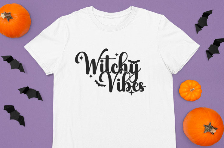 Witchy Vibes SVG, Halloween PNG, Happy Halloween SVG, Witch hat png, Bow, Digital download, Cricut cut files, Sublimation