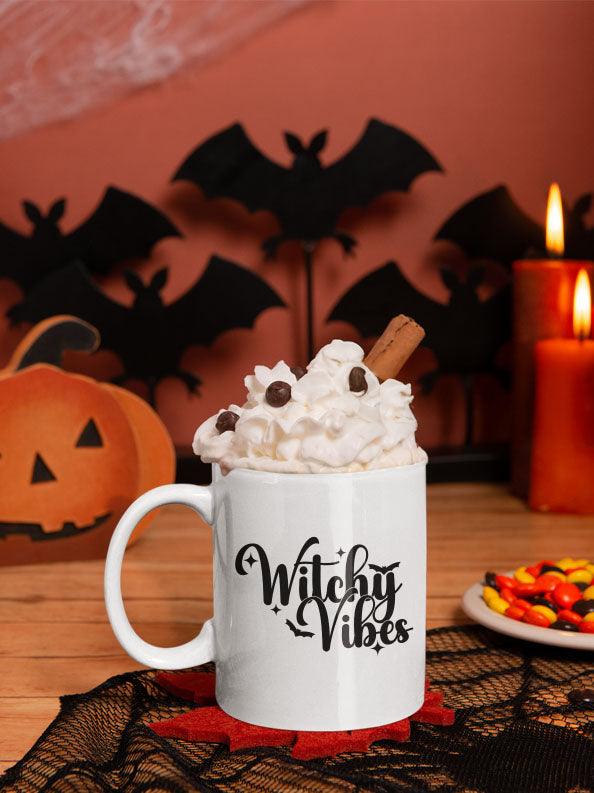Witchy Vibes SVG, Halloween PNG, Happy Halloween SVG, Witch hat png, Bow, Digital download, Cricut cut files, Sublimation