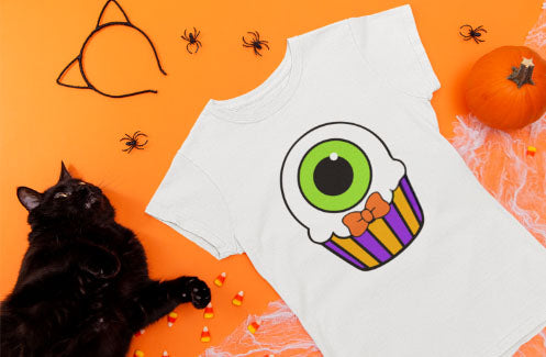Boy eyeball cupcake SVG, Eyeball SVG, Halloween SVG, Instant download, Cricut cut files