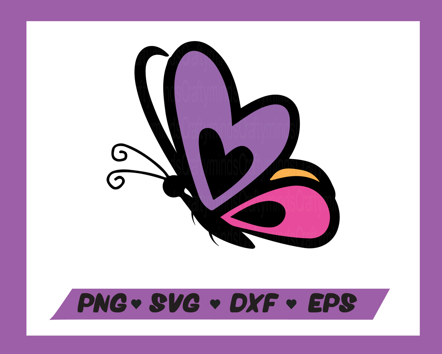 Butterfly SVG, Cute butterfly SVG, Insect SVG, Instant download, Cricut cut files