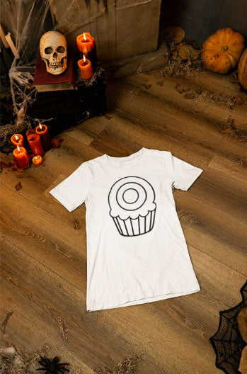 Eyeball outline SVG, Eyeball cupcake SVG, Eyeball SVG, Halloween SVG, Instant download, Cricut cut files