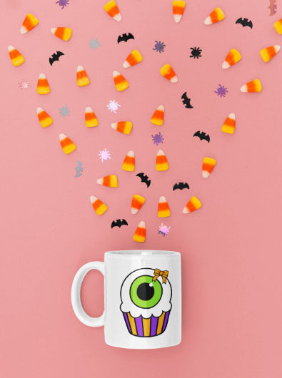 Girl eyeball cupcake SVG, eyeball cupcake SVG, Eyeball SVG, Halloween SVG, Instant download, Cricut cut files