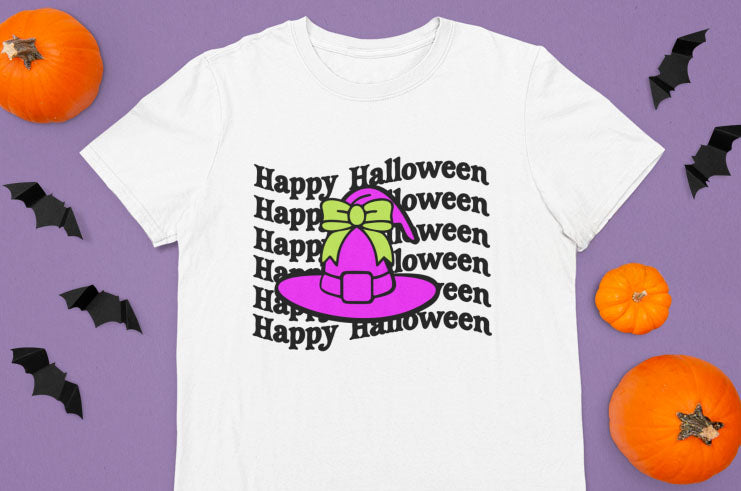 Witch SVG, Happy Halloween PNG, Happy Halloween SVG, Witch hat png, Bow, Digital download, Cricut cut files, Sublimation