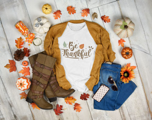 Be Thankful SVG, Thanksgiving SVG, Thankful SVG, Quote SVG, Instant download, Cricut cut files