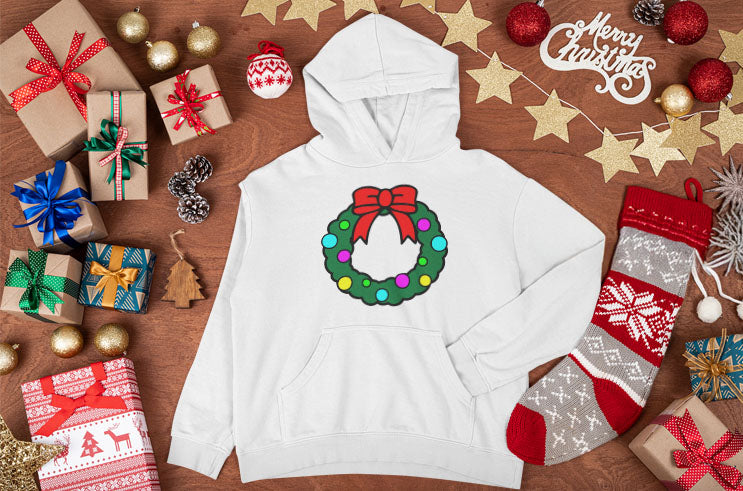 Christmas SVG, Wreath SVG, Christmas PNG, Digital download, Png, Cricut cut files