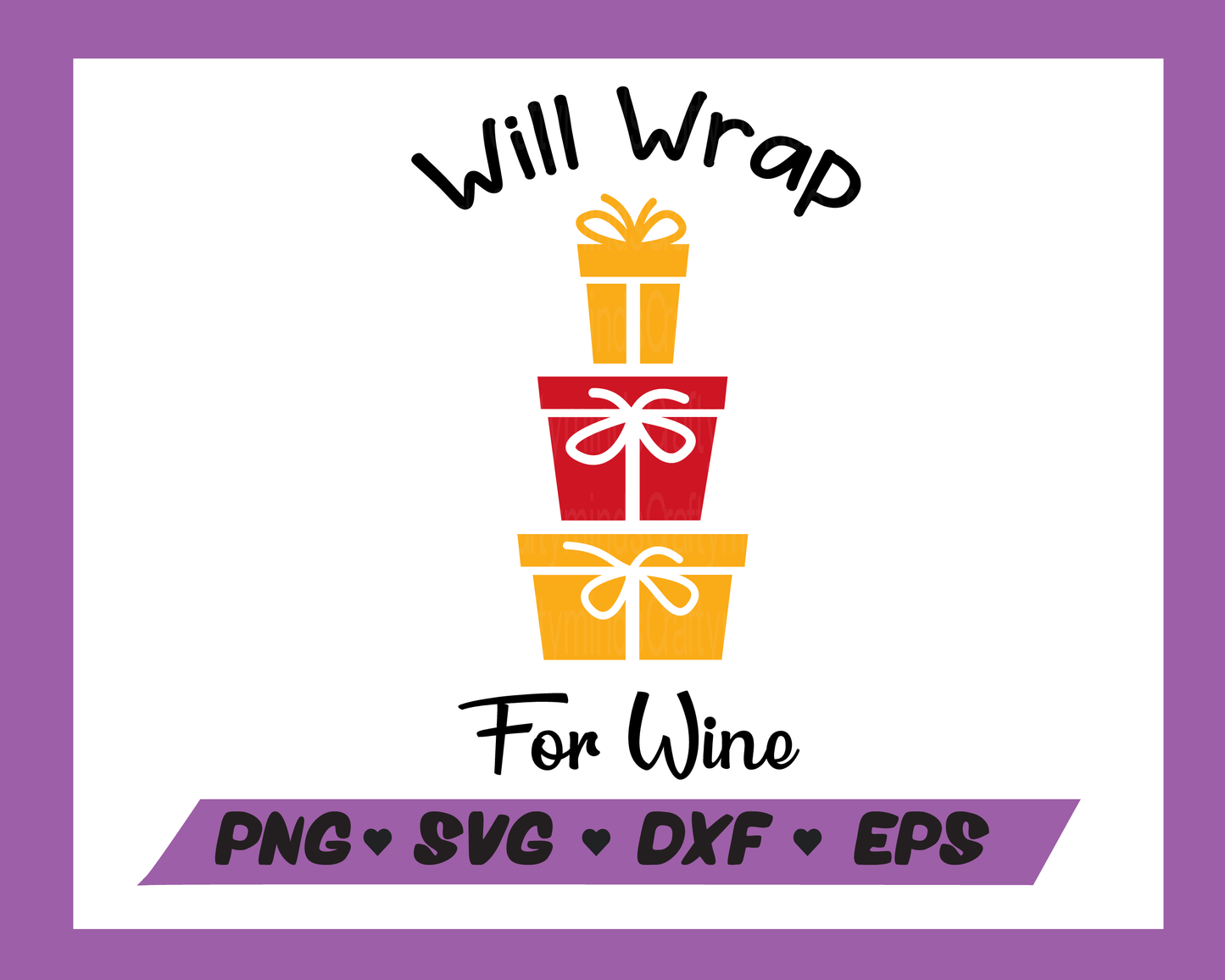 Will wrap for wine SVG, Christmas SVG, Christmas presents SVG, Christmas humor SVG, Instant download, Cricut cut files