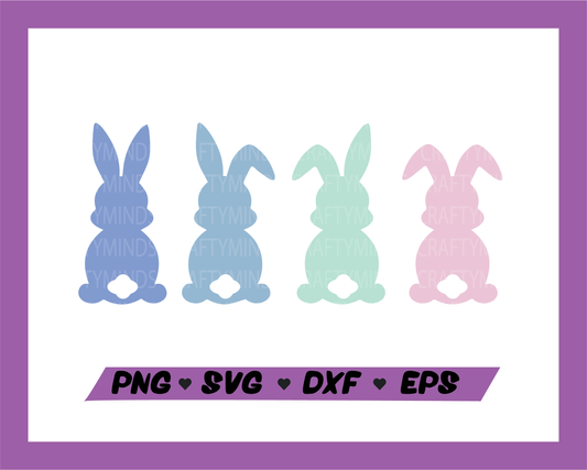 Bunny SVG, Easter bunny SVG, Cute bunny SVG, Easter SVG, Instant download, Cricut cut files