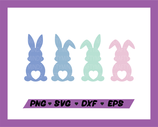 Bunny SVG, Easter bunny SVG, Cute bunny SVG, Easter SVG, Instant download, Cricut cut files