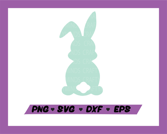 Bunny SVG, Easter bunny SVG, Easter SVG, Instant download, Cricut cut files