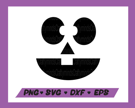 Halloween face SVG, Halloween face SVG, Halloween SVG, Face SVG, Spooky Face SVG, Instant download, Cricut cut files