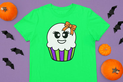Ghost girl cupcake SVG, Ghost Lolly SVG, Halloween SVG, Ghost SVG, Cute ghost SVG, Instant download, Cricut cut files
