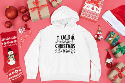 OCD SVG, Merry Christmas SVG, Christmas PNG, Christmas Tree, Cricut cut files, Digital download
