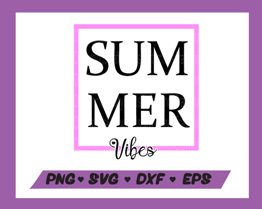 Summer vibes SVG, Summer SVG, Summer designs, Instant Download, Cricut cut files