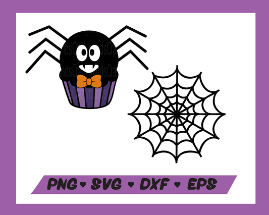 Boy spider and Spider web Bundle