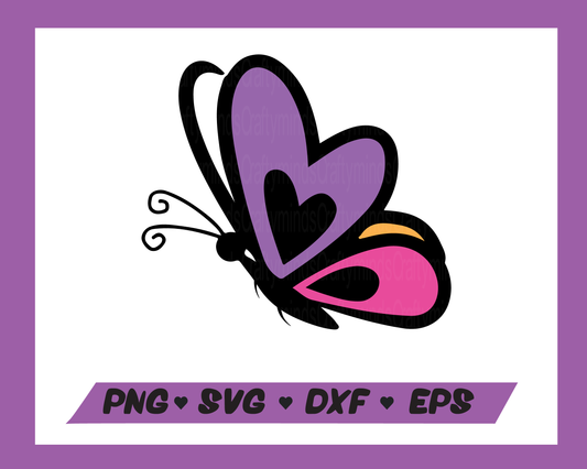 Butterfly SVG, Cute butterfly SVG, Insect SVG, Instant download, Cricut cut files
