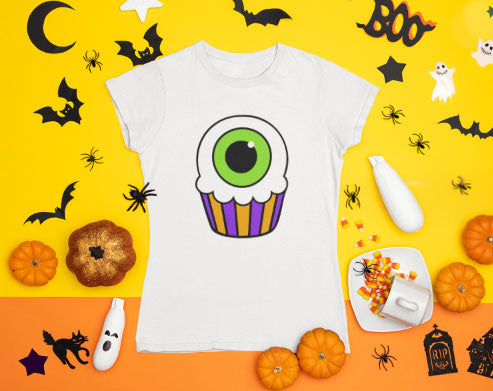 Eyeball cupcake SVG, Eyeball SVG, Halloween SVG, Instant download, Cricut cut files