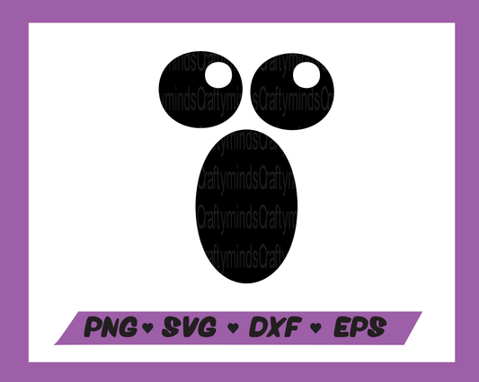 Halloween face SVG, Halloween face SVG, Halloween SVG, Face SVG, Spooky Face SVG, Instant download, Cricut cut files