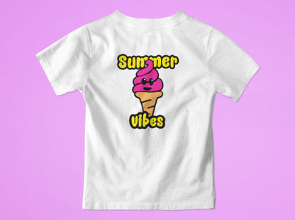 Summer vibes SVG, Summer SVG, Happy SVG, Ice cream SVG, Instant Download, Cricut cut files