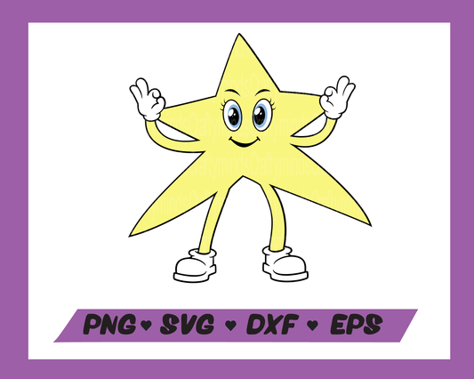 Star SVG, Christmas star SVG, Happy Star SVG, Christmas SVG, Instant download, Cricut cut files