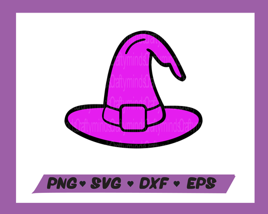 Witch SVG, Halloween PNG, Happy Halloween SVG, Witch hat png, Digital download, Cricut cut files, Sublimation